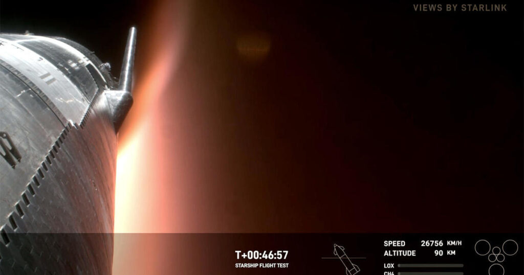 SpaceX’s Super Heavy-Starship rocket takes off on an “epic” test flight.